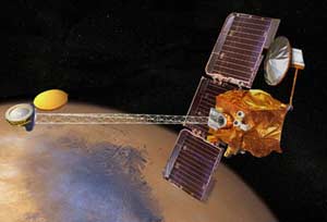 Mars Odyssey spacecraft